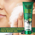 Purifying Face Wash Gel with Aloe Vera and Bamboo Charcoal by Aichun Beauty 100m
