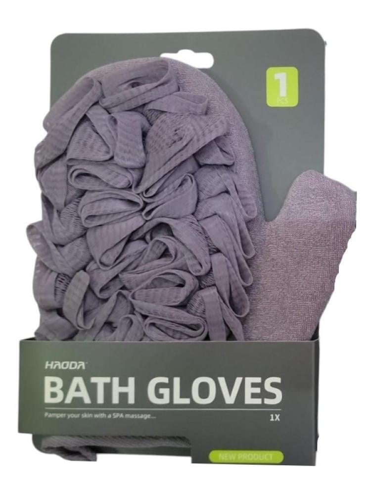 Haoda Fingertip Bath Sponge - Purple