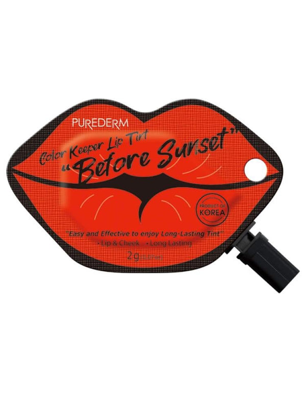 Lip & Cheek Tint Before Sunset Red Long-Lasting Purederm 2g