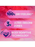 Ultra Thin Long Sanitary Pads with Wings Heavy Flow Protection Nana 8 Pads