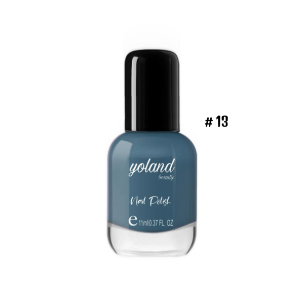 Yolande Beauty Nail Polish, Quick-Drying, Glossy Finish, Shade 13
