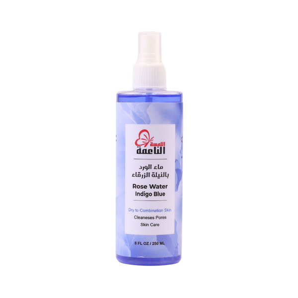 Soft Touch Rose Water with Indigo Blue Toner for Brightening and Refreshing, 250ml