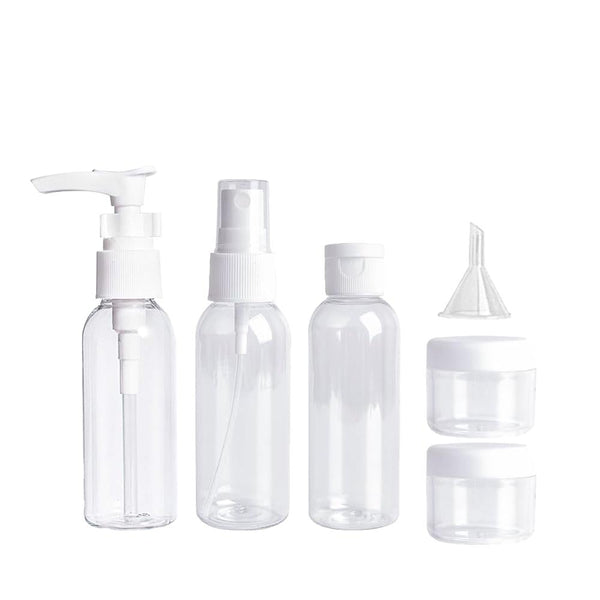 Nefoume 5-Piece Airtight Empty Cosmetic Container Set for Travel