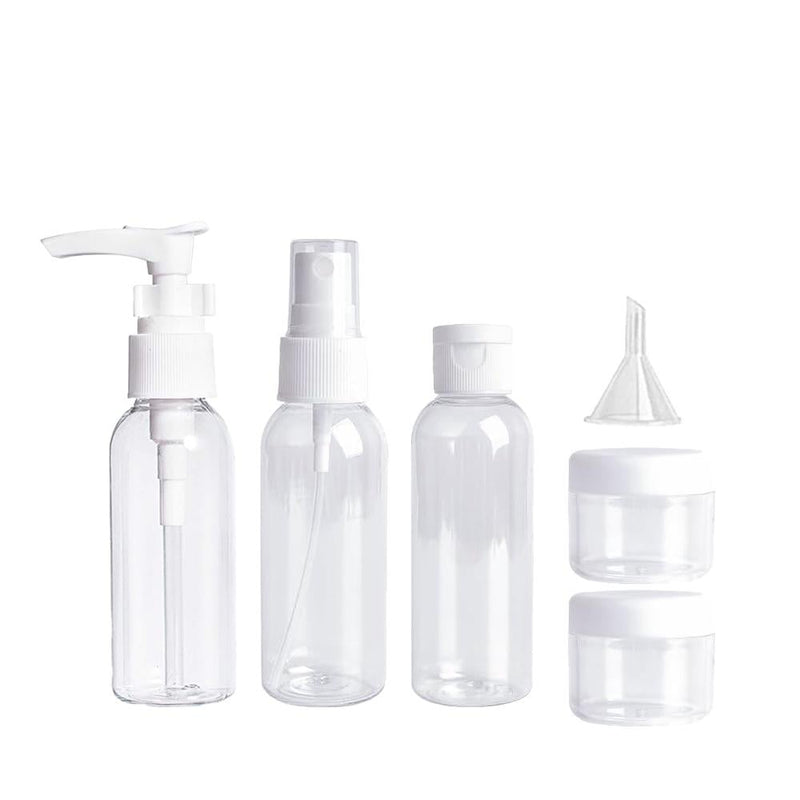 Nefoume 5-Piece Airtight Empty Cosmetic Container Set for Travel