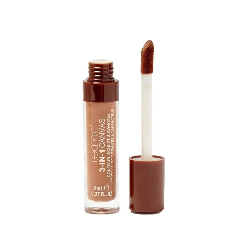 Liquid Touch Brightening Concealer 3-in-1 Contour Sculpt Conceal Technic 8ml