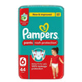 Pampers Active Fit Nappy Pants Size 6 Flexible Absorbent Core 44 Count