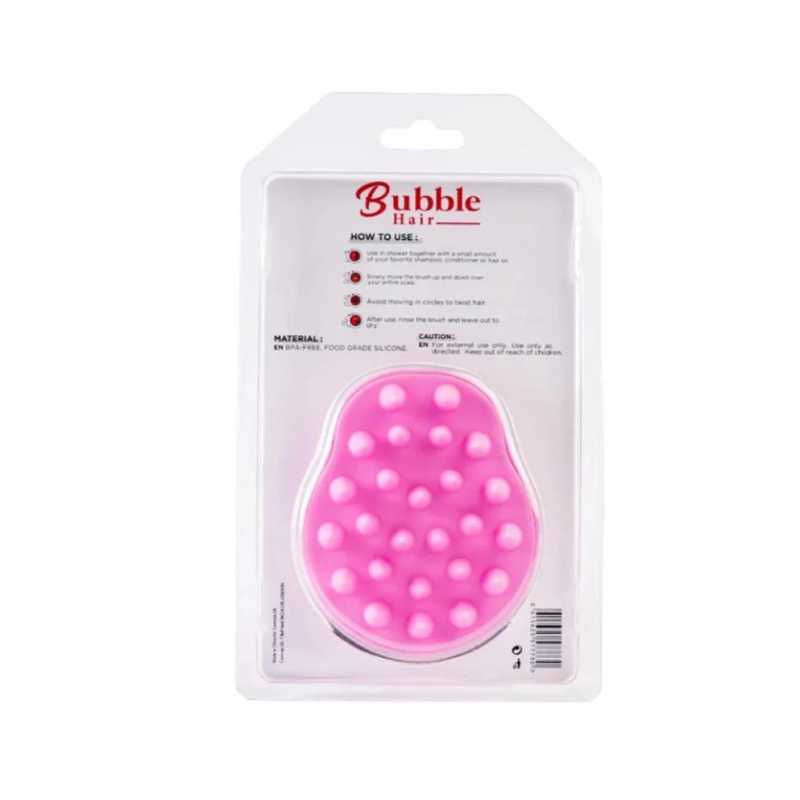 Bubble Scalp Scrub and Massage Brush Shampoo Distribution Tool