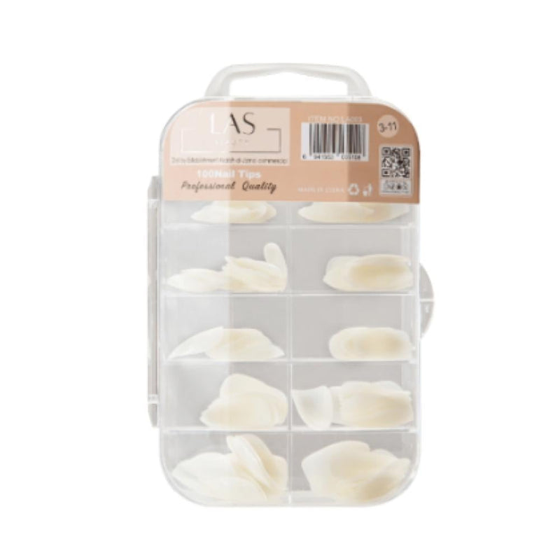 Artificial Nails Set for Manicure 100 Pieces Las Beauty