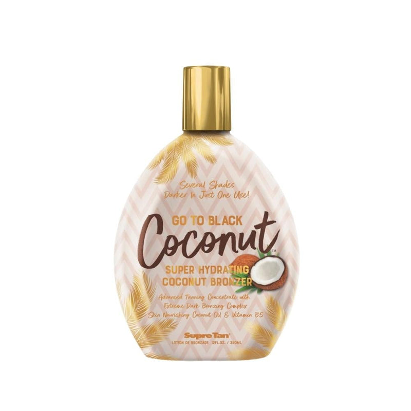 Super Tan Go To Black Coconut Tanning Lotion with DHA & Tyrosine, 350ml