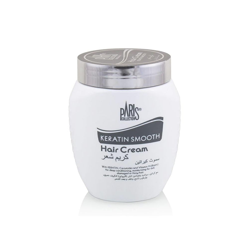 Keratin Hair Spa Cream Smoothing Straightening Paris Collection 475ml