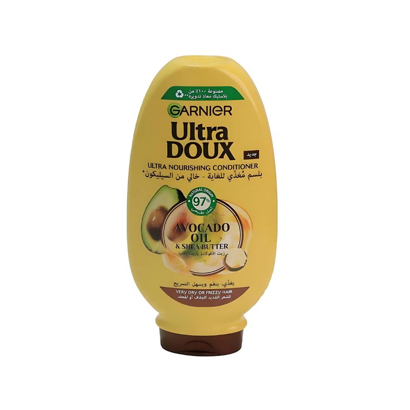 Garnier Ultra Doux Conditioner, Avocado Oil & Shea Butter, 360ml