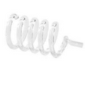 Salon System Marble Base Hair Dryer Holder - Black/White/Transparent