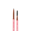 Katia Waterproof Eyebrow Pencil, Almond, Dual-Ended with Grooming Brush