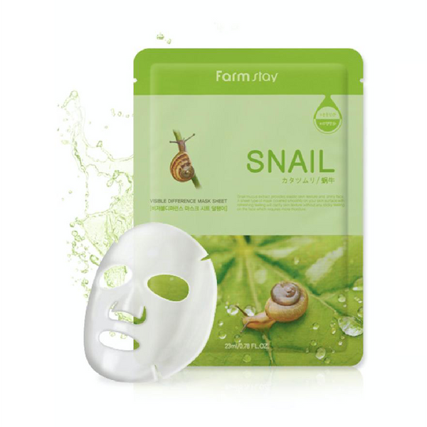 Farm Stay Snail Hydrating Sheet Mask with Snail Extract, 23ml