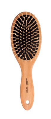 Rose Aroma Wooden Hair Brush: Healthy, Shiny Hair & Eco-Friendly