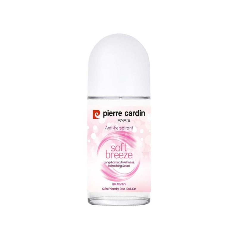 Pierre Cardin Soft Breath Antiperspirant Roll-On Deodorant for Women, 50ml