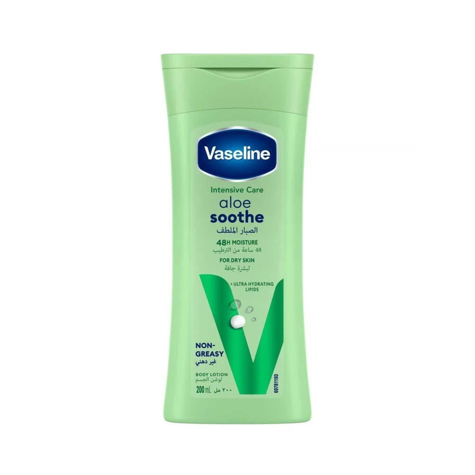 Vaseline Intensive Care Aloe Soothe Body Lotion for Dry Skin 200ml