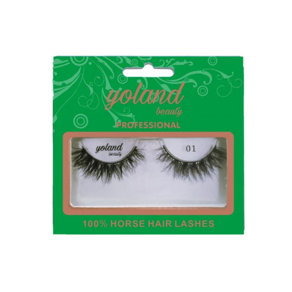Yolande Beauty Natural Hair Eyelashes No. 1 Reusable Daily Wear