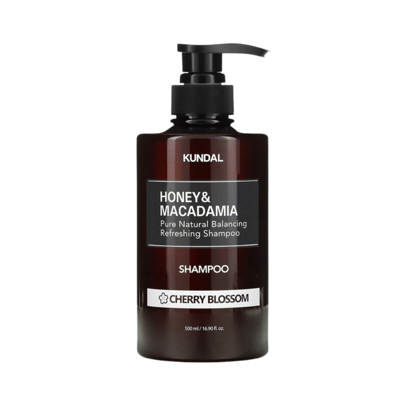 Shampoo for Dry Damaged Hair Honey and Macadamia Kundal 500ml