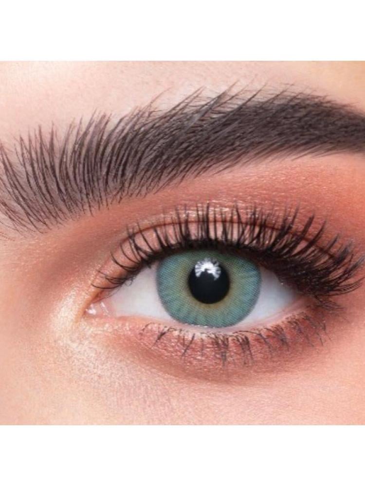 Blue Cosmetic Contact Lenses Daily Natural Look Gold 14.2mm