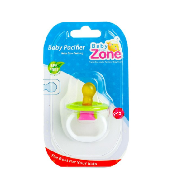 Baby Zone Pacifier, 6-12 Months, Silicone, Lightweight
