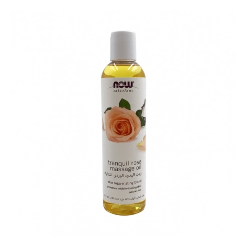 Now Pink Tranquility Massage Oil, Rosehip Seed, Jojoba, Almond 237ml