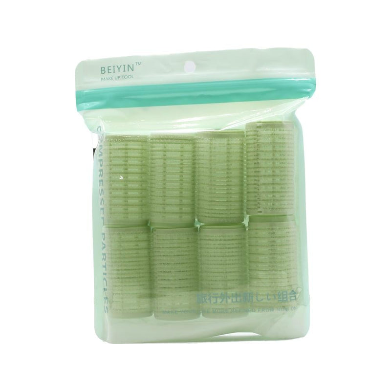Medium Hair Rollers 8 Pieces Natural Waves No-Heat Styling Nefoume