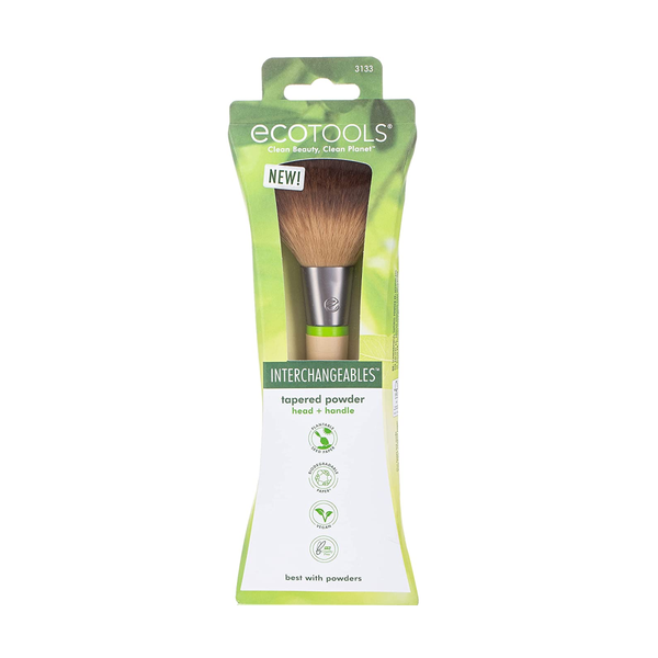 Ecotools Makeup Brush 3133 Tapered Powder Brush Bamboo Handle