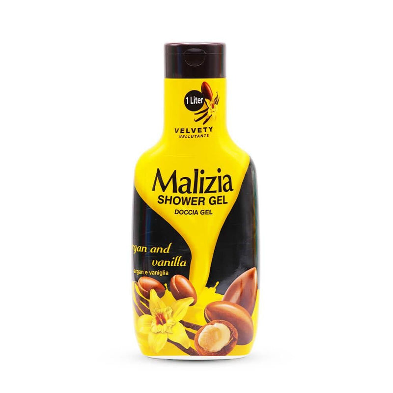 Shower Gel Argan and Vanilla Moisturising Malizia 1000ml