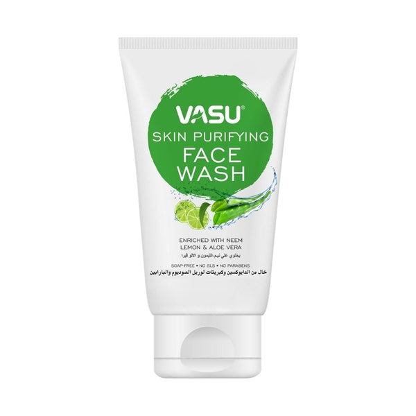 Vasu Lemon & Aloe Vera Face Wash, Daily Moisturizing Cleanser, 150ml