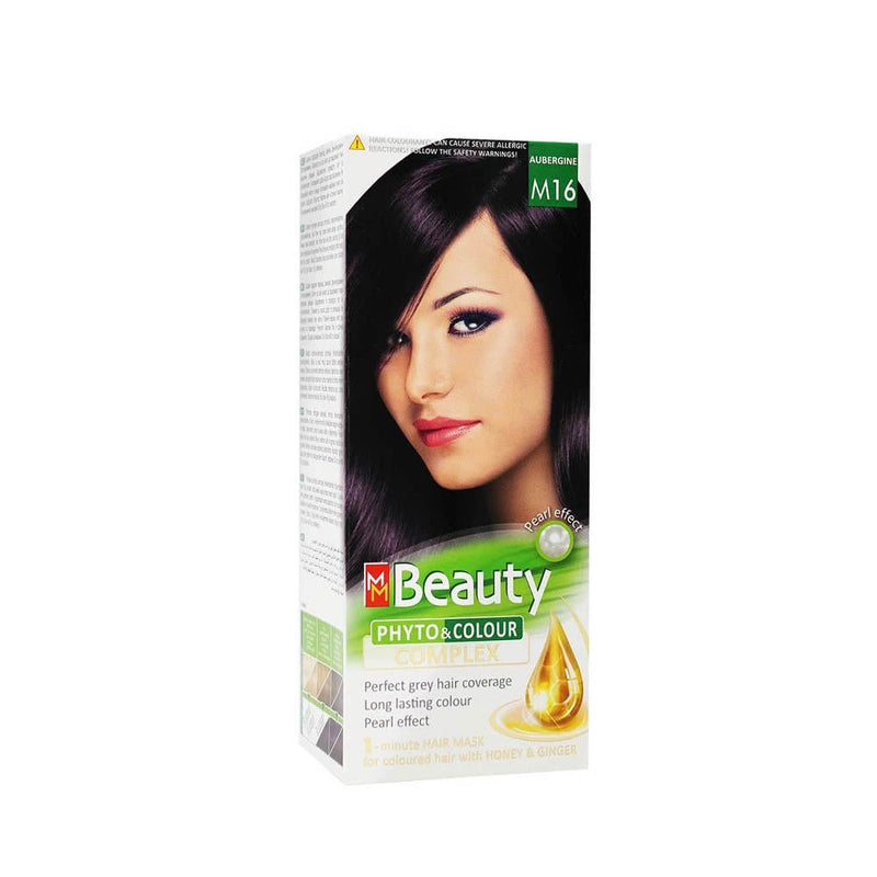 Hair Dye Eggplant M16 Rich Colour Nourishing Formula MM Beauty 100ml