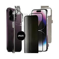 iPlus 14-in-1 iPhone 16 Pro Max Protection Kit with Clear MagSafe Case