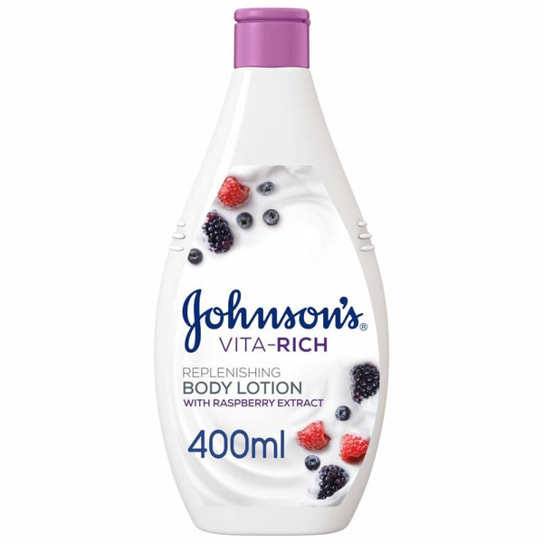 Best Body Lotion Raspberry Replenishing Hydrating Formula Johnson 400ml