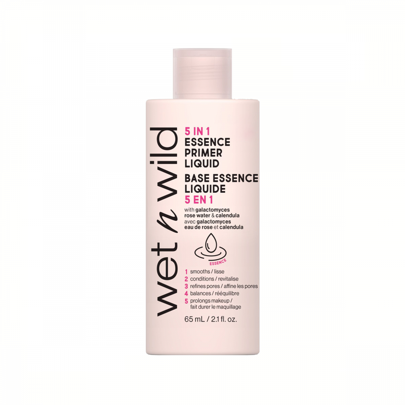 Wet n Wild 5-in-1 Liquid Primer, Calendula Extract & Rose Water, 65 ml