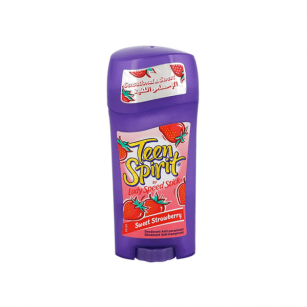 Lady Speed Stick Teen Spirit Strawberry Antiperspirant Deodorant, 65g