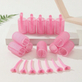 Hair Roller Clips Self-Adhesive Styling Set 24 Pieces Mixed