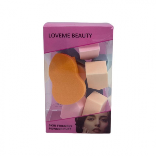 Foundation Sponge Set Streak-Free Application 10-Piece Loveme Beauty