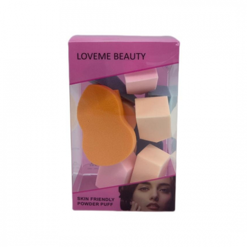 Foundation Sponge Set Streak-Free Application 10-Piece Loveme Beauty