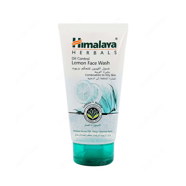 Himalaya Lemon Face Wash for Oily Skin, Oil Control, 150ml