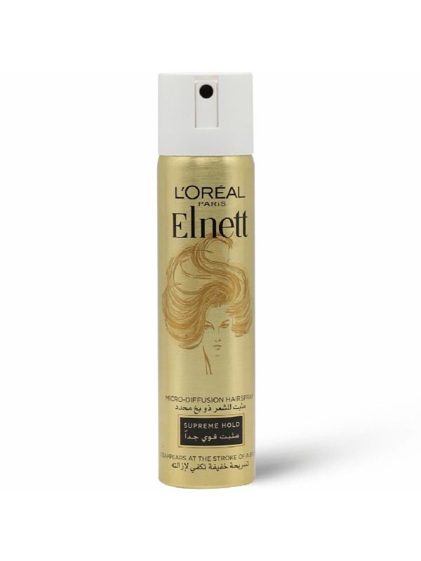 Best Hairspray to Hold Curls Extra Strong Hold L'Oreal Paris Elnett 75ml