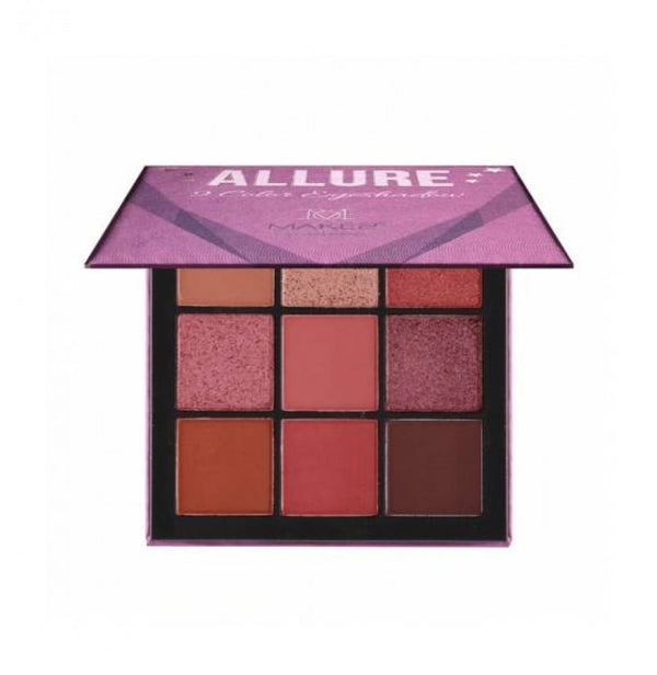 Make Over 22 Mini Eyeshadow Palette AL01, 9 Matte and Shimmer Shades