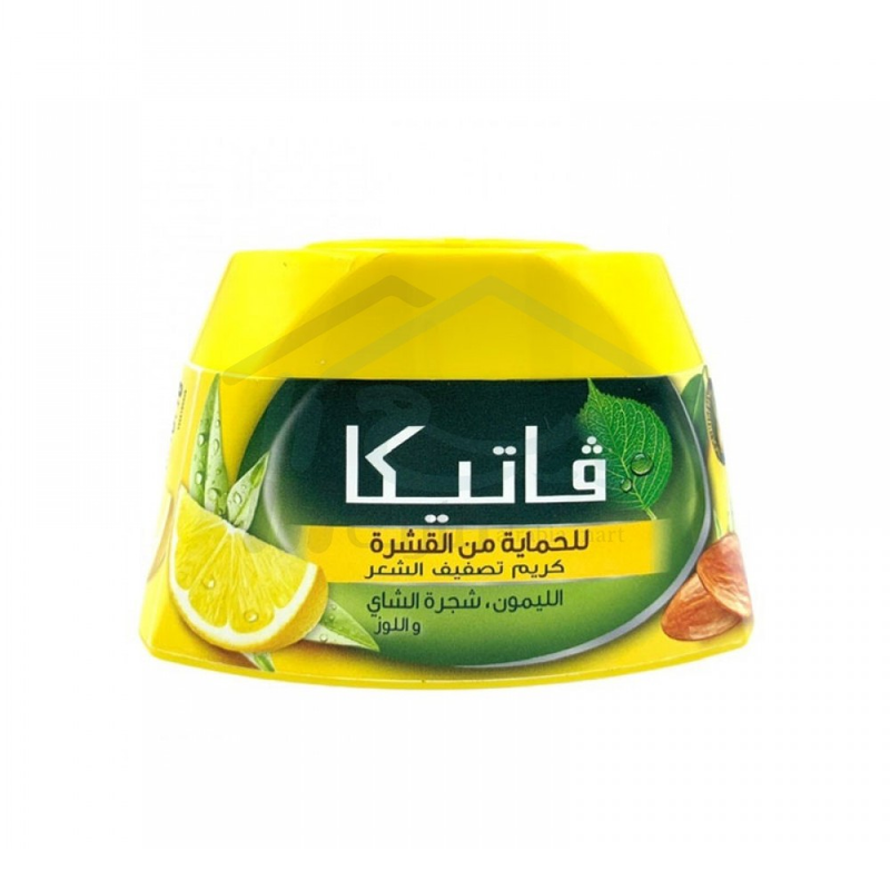 Dabur Vatika Anti-Dandruff Hair Styling Cream with Lemon & Tea Tree, 210ml