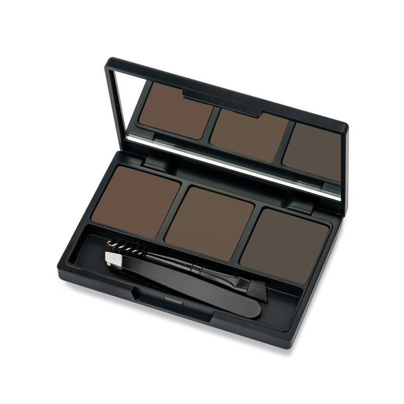 Dark Brown Eyebrow Powder Palette Creamy Blendable Golden Rose 5g