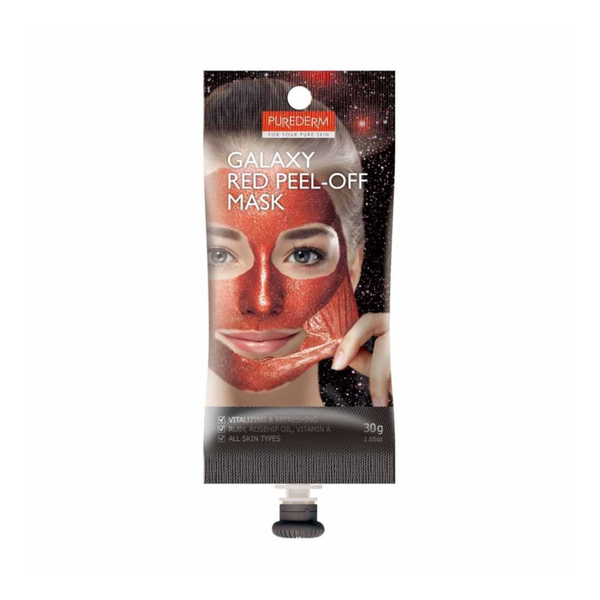 Purederm Galaxy Red Peel-Off Mask Ruby and Rosehip Oil 30g