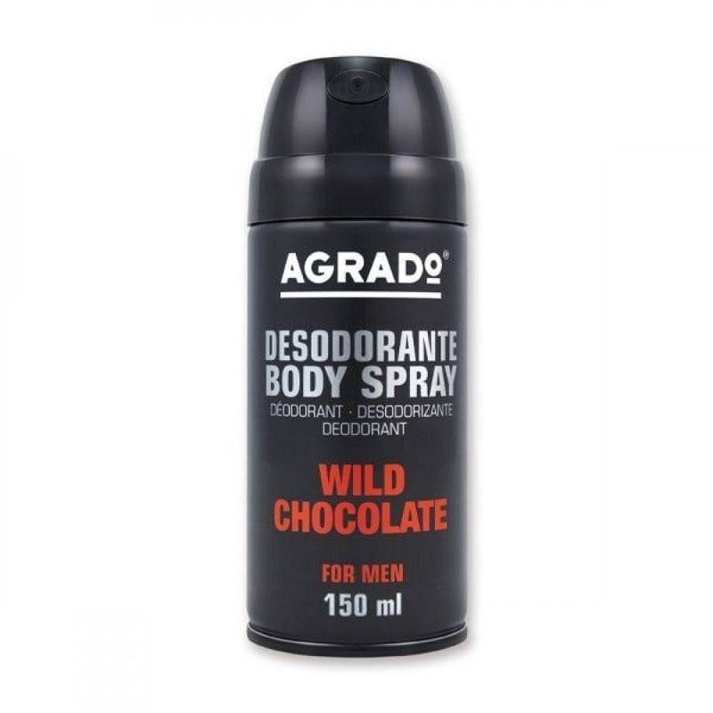 Mens Dove Spray Deodorant Wild Chocolate Fragrance Body Spray Agrado 150ml