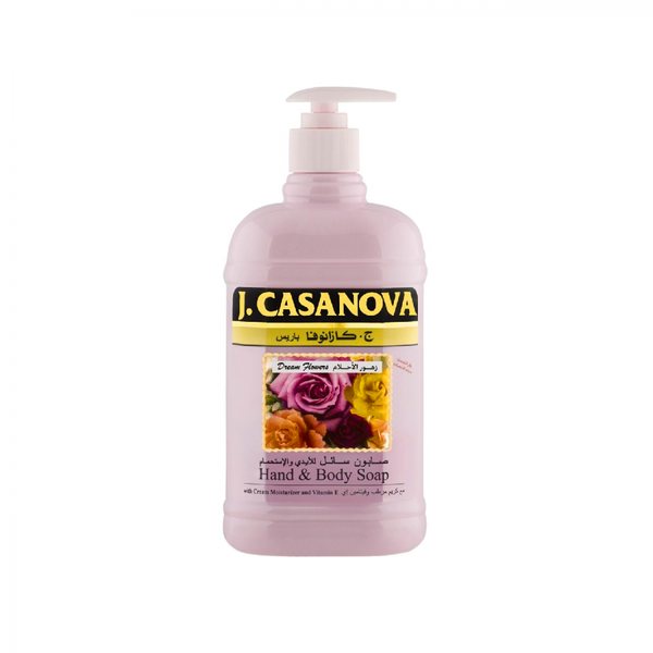 J. Casanova Liquid Hand and Body Wash, Floral Scent, 500 ml