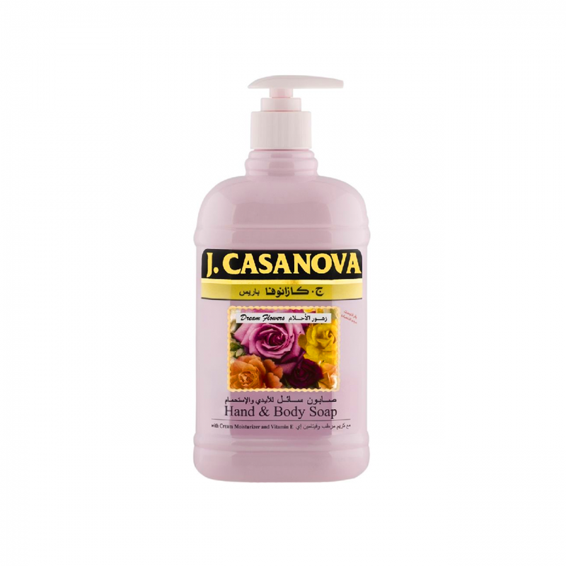 J. Casanova Liquid Hand and Body Wash, Floral Scent, 500 ml