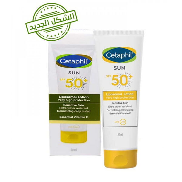 Cetaphil Sunscreen Lotion SPF 50+ Face and Body, Fragrance-Free, 50ml