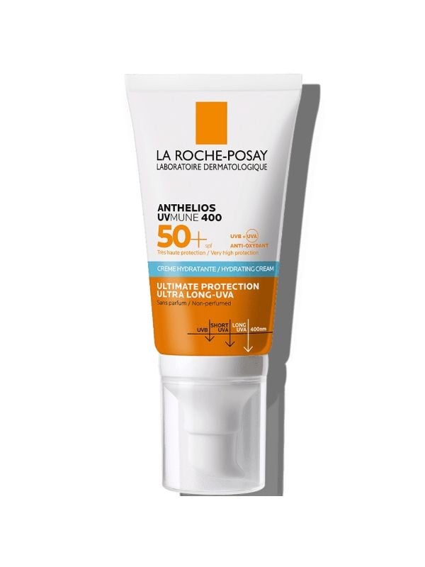 La Roche-Posay Anthelios Moisturizing Cream SPF 50 - UV Mune 400, Fragrance-Free, 50 ml