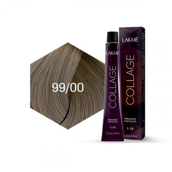 Lakme Collage Permanent Hair Dye No. 99-00 Very Light Blonde Ammonia-Free